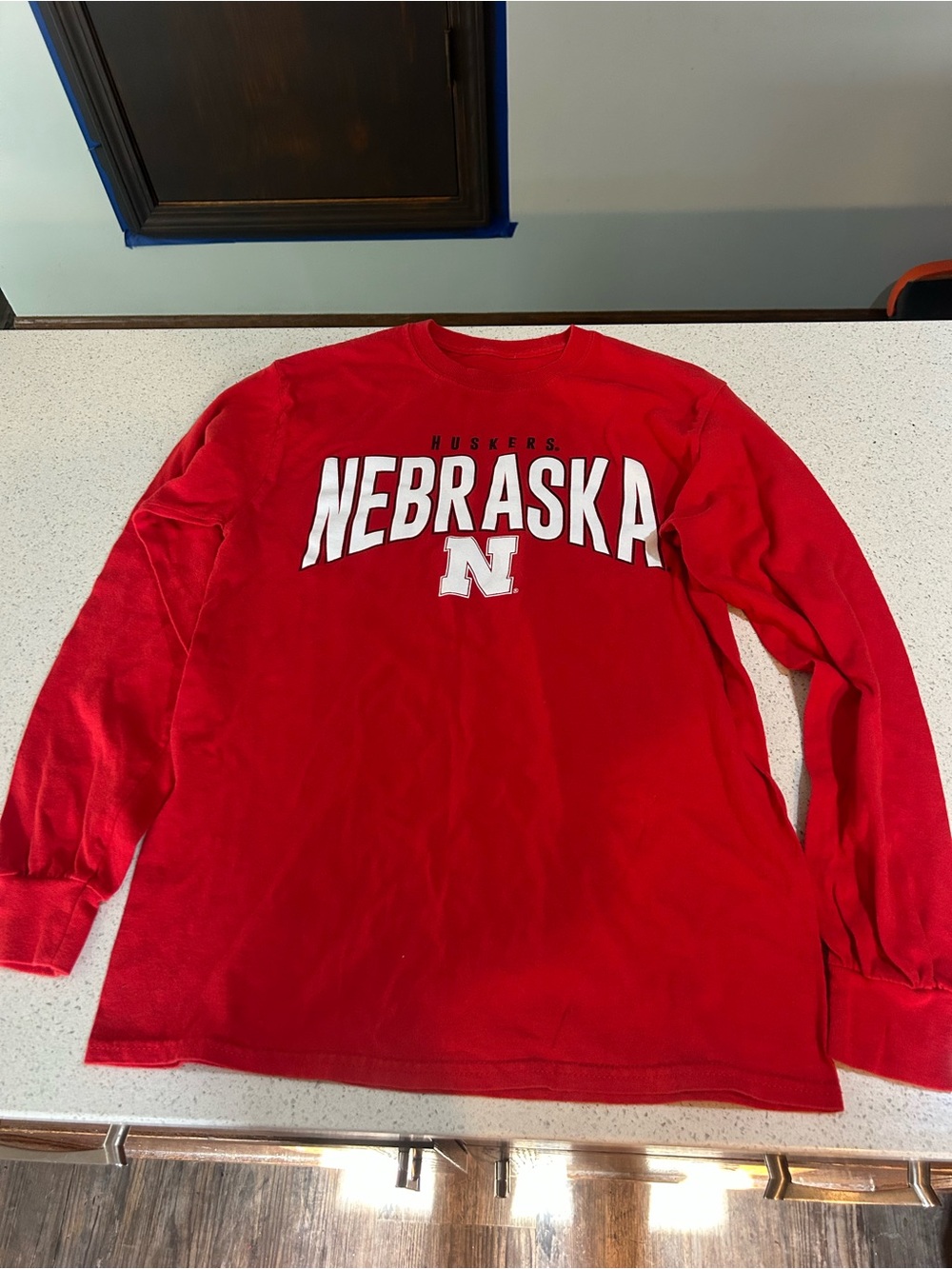 Nebraska Huskers Red Long Sleeve Tee